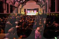 London Mayor's People's Question Time in London, UK.