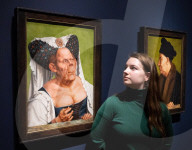 Press photocall for The Ugly Duchess: Beauty and Satire in the Renaissance exhibition at the National Gallery, London, UK.