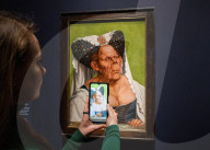 Press photocall for The Ugly Duchess: Beauty and Satire in the Renaissance exhibition at the National Gallery, London, UK.