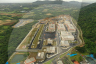 NEWS - Die im Bau befindliche Ishigaki-Garnison der Ground Self-Defense Force auf der Insel Ishigaki in der Präfektur Okinawa