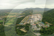 NEWS - Die im Bau befindliche Ishigaki-Garnison der Ground Self-Defense Force auf der Insel Ishigaki in der Präfektur Okinawa
