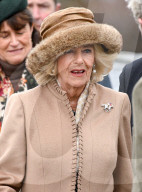 ROYALS -  Camilla, Queen Consort arrives at Cheltenham Festival on Day two