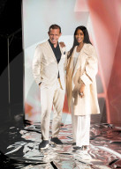 PEOPLE - Hugo Boss-CEO Daniel Grieder und Naomi Campbell an der BOSS Modeschau in Miami