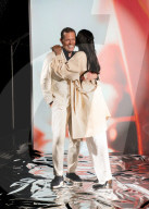 PEOPLE - Hugo Boss-CEO Daniel Grieder und Naomi Campbell an der BOSS Modeschau in Miami
