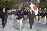 Defence Secretary Ben Wallace at Japan's MoD Headquarters