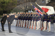 Defence Secretary Ben Wallace at Japan's MoD Headquarters
