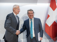 NEWS - Uebernahme der Credit Suisse durch die UBS: Pressekonferenz in Bern