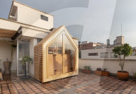 FEATURE - Zusätzlicher Raum für die Wohnung, der sich wie eine Ziehharmonika zusammenfalten lässt