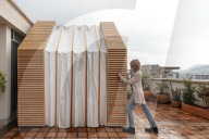 FEATURE - Zusätzlicher Raum für die Wohnung, der sich wie eine Ziehharmonika zusammenfalten lässt