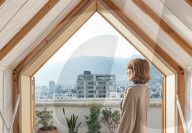 FEATURE - Zusätzlicher Raum für die Wohnung, der sich wie eine Ziehharmonika zusammenfalten lässt