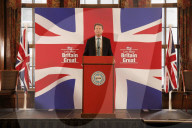Reform Party press conference in London, UK