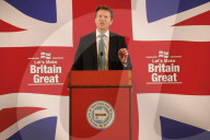 Reform Party press conference in London, UK