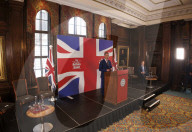 Reform Party press conference in London, UK