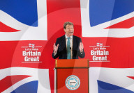 Reform UK party press conference in Westminster, London, UK.