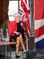 Reform UK party press conference in Westminster, London, UK.