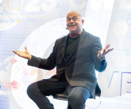 Ross Kemp speaks at Business Innovation & Corporate Wellbeing Expo at ExCel, London, UK.