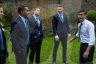 The Prime Minister Rishi Sunak welcomes the World Cup winning cricketers