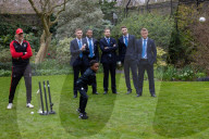 The Prime Minister Rishi Sunak welcomes the World Cup winning cricketers