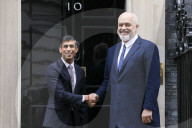 The Prime Minister Rishi Sunak Welcomes Prime Minister Edi Rama to No10