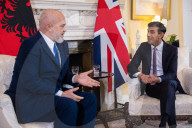 The Prime Minister Rishi Sunak welcomes the Prime Minister of Albania