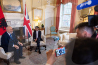 The Prime Minister Rishi Sunak welcomes the Prime Minister of Albania