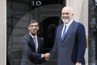The Prime Minister Rishi Sunak Welcomes Prime Minister Edi Rama to No10