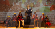 Berlusconi A New Musical, by Ricky Simmonds & Simon Vaughan at Southwark Playhouse, London, UK.