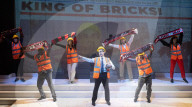Berlusconi A New Musical, by Ricky Simmonds & Simon Vaughan at Southwark Playhouse, London, UK.