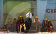 Berlusconi A New Musical, by Ricky Simmonds & Simon Vaughan at Southwark Playhouse, London, UK.