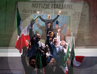 Berlusconi A New Musical, by Ricky Simmonds & Simon Vaughan at Southwark Playhouse, London, UK.