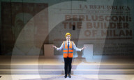 Berlusconi A New Musical, by Ricky Simmonds & Simon Vaughan at Southwark Playhouse, London, UK.
