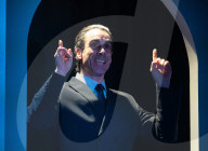 Berlusconi A New Musical, by Ricky Simmonds & Simon Vaughan at Southwark Playhouse, London, UK.