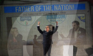 Berlusconi A New Musical, by Ricky Simmonds & Simon Vaughan at Southwark Playhouse, London, UK.