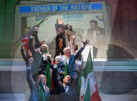 Berlusconi A New Musical, by Ricky Simmonds & Simon Vaughan at Southwark Playhouse, London, UK.