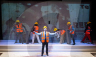 Berlusconi A New Musical, by Ricky Simmonds & Simon Vaughan at Southwark Playhouse, London, UK.
