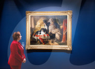 Portraits of Dogs from Gainsborough to Hockney at The Wallace Collection, Hertford House, Manchester Square, London, UK.