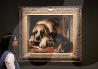 Portraits of Dogs from Gainsborough to Hockney at The Wallace Collection, Hertford House, Manchester Square, London, UK.