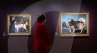 Portraits of Dogs from Gainsborough to Hockney at The Wallace Collection, Hertford House, Manchester Square, London, UK.