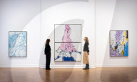 Thaddaeus Ropac gallery new exhibition opening, London, UK.