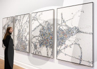 Thaddaeus Ropac gallery new exhibition opening, London, UK.