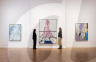 Thaddaeus Ropac gallery new exhibition opening, London, UK.