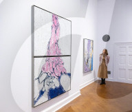 Thaddaeus Ropac gallery new exhibition opening, London, UK.