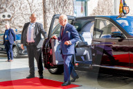 ROYALS - Kanzler Olaf Scholz mit König Charles bei der Begrüssung im Bundeskanzleramt