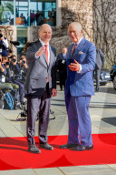 ROYALS - Kanzler Olaf Scholz mit König Charles bei der Begrüssung im Bundeskanzleramt