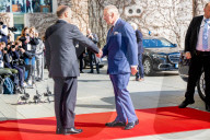 ROYALS - Kanzler Olaf Scholz mit König Charles bei der Begrüssung im Bundeskanzleramt