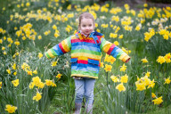 Press photocall for Superworm trail this Easter at Wakehurst, Ardingly, Sussex, UK.