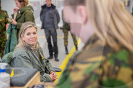 ROYALS -  Königin Maxima besucht den Fliegerhorst Gilze-Rijen