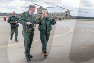 ROYALS -  Königin Maxima besucht den Fliegerhorst Gilze-Rijen
