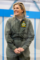 ROYALS -  Königin Maxima besucht den Fliegerhorst Gilze-Rijen