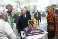 ROYALS -  König Charles besucht das Ökodorf Brodowin im brandenburgischen Chorin